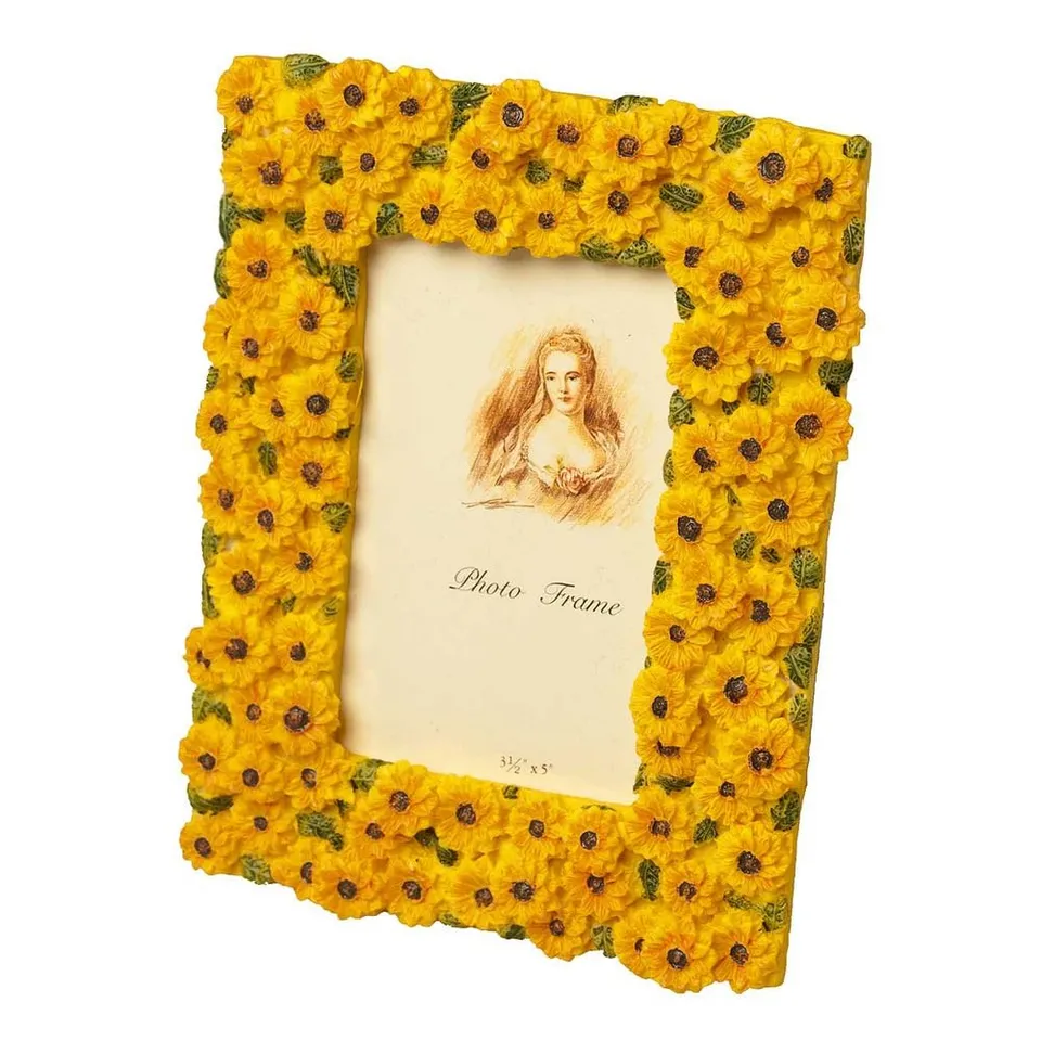 HAB & GUT Bilderrahmen Sonnenblume Aufstellrahmen 11x7cm