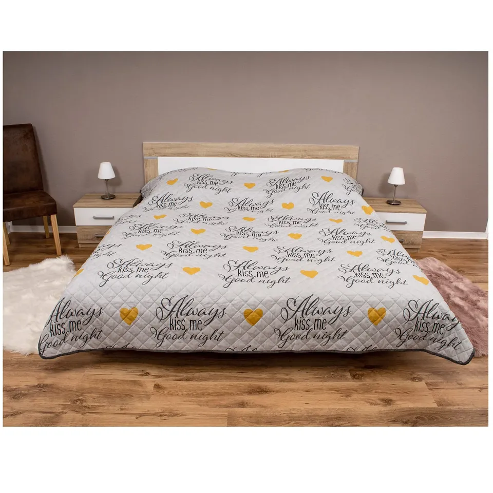 heimtexland Always Love Typ456 Tagesdecke 220x240 gesteppt