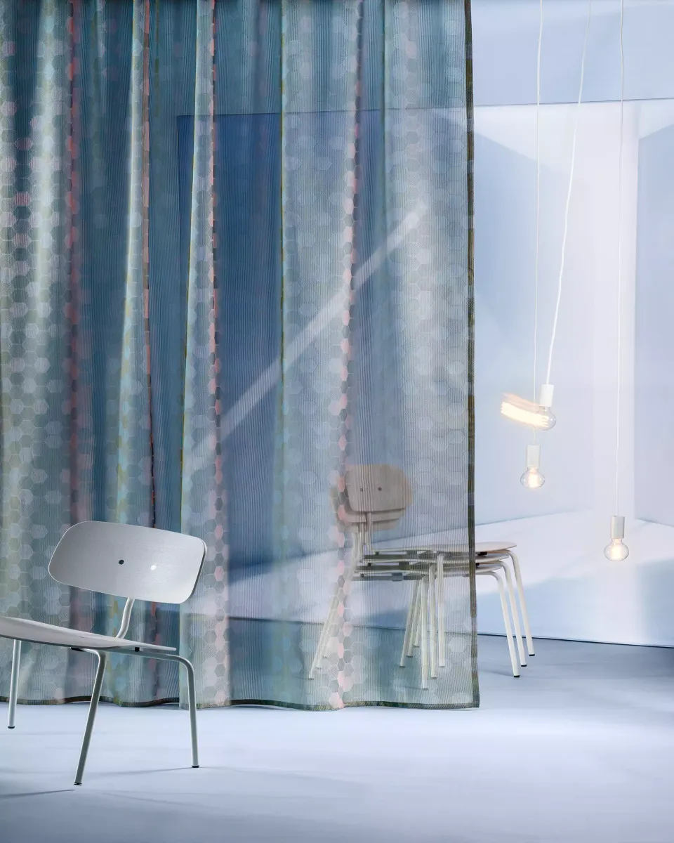Création Baumann Illusion Vorhangstoff transparent Jacquard