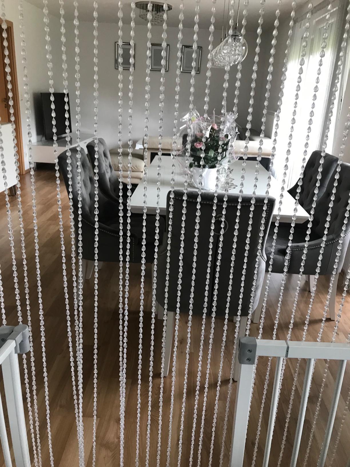 HAB & GUT DV0294 Türvorhang Tropfen klar 90x200 Insekten