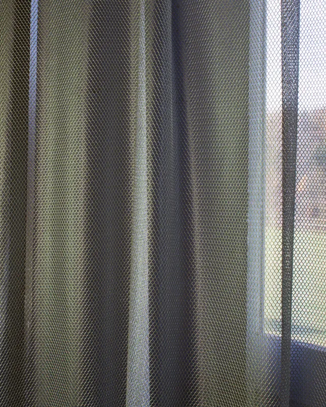 Création Baumann Alu Net Vorhangstoff reflektierend