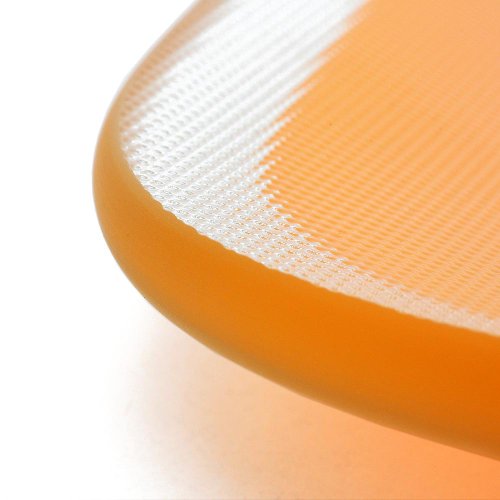 HAB & GUT QSC031 Glasschale Orange 27,7x25cm Riffelglas