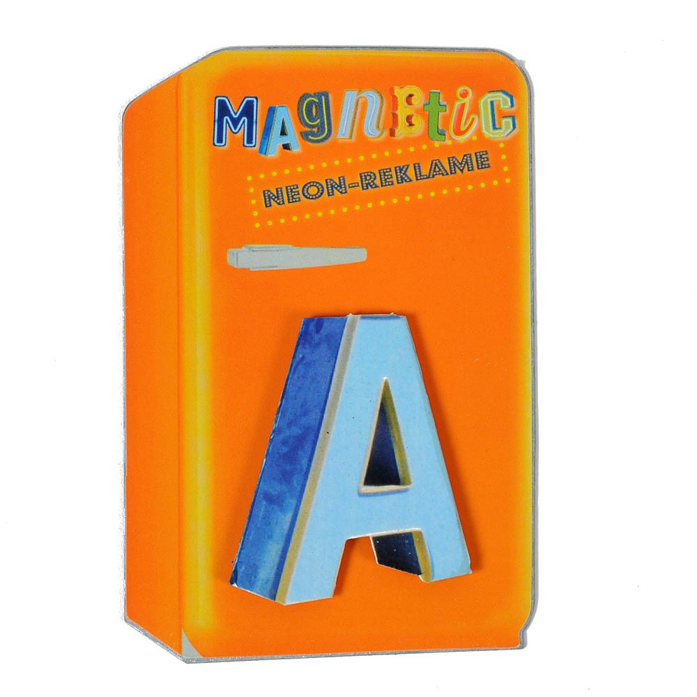 HAB & GUT Vintage VM001 Magnetbuchstabe A Blech 5 cm Retro