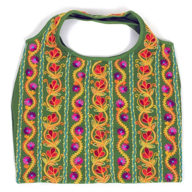 HAB & GUT Nepal Goa Hippie Bag Hobo Tasche Pink bestickt