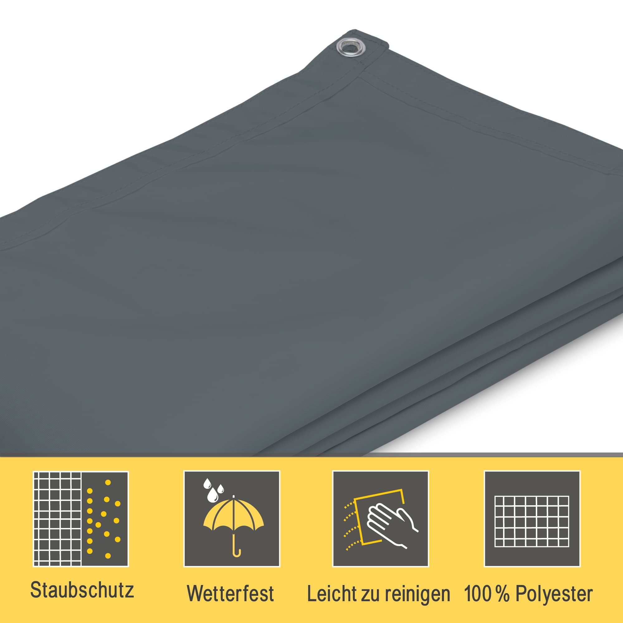 Sol Royal SolVision PB2 Balkonsichtschutz 90x600 Grau