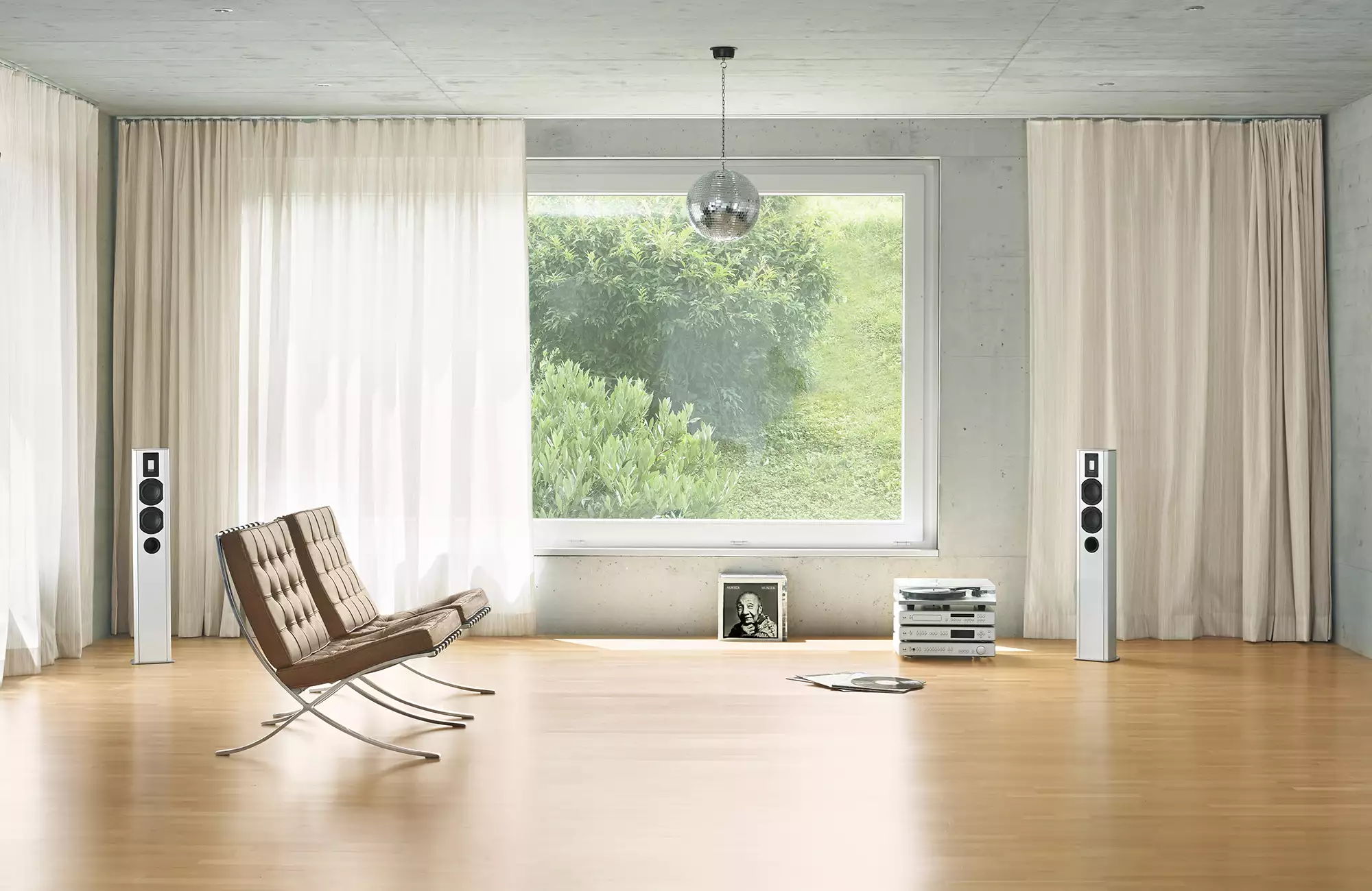 Création Baumann Zetacoustic Vorhangstoff transparent Akustik