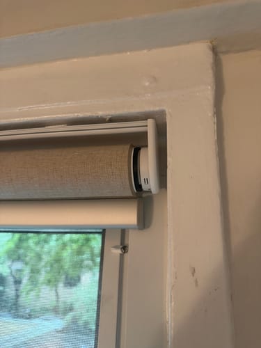 SmartWings Linen Rollo elektrisch lichtdurchlässig Leinen
