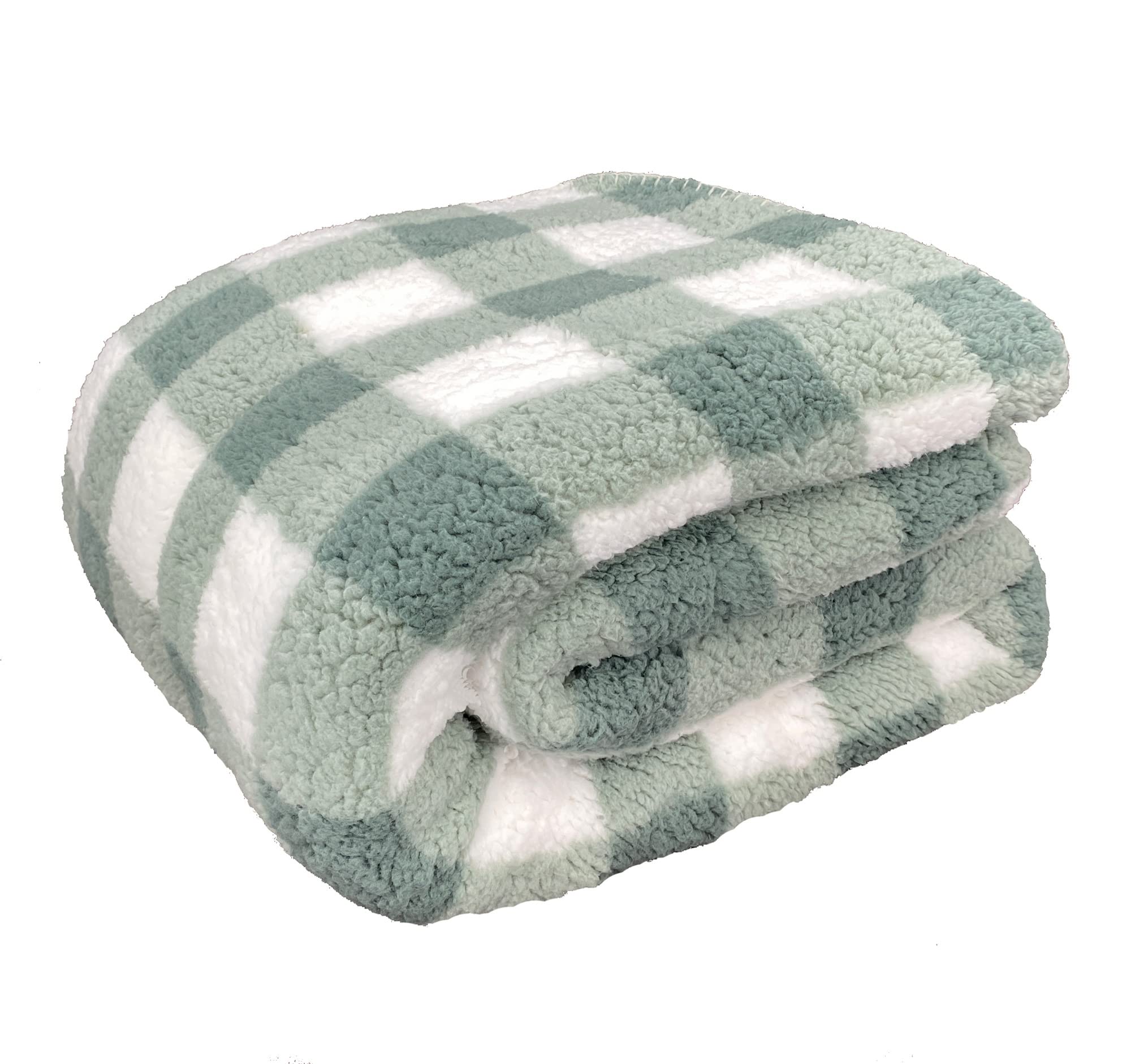 heimtexland Typ837 Kuscheldecke Sherpa 200x150 Mint Grün extra warm