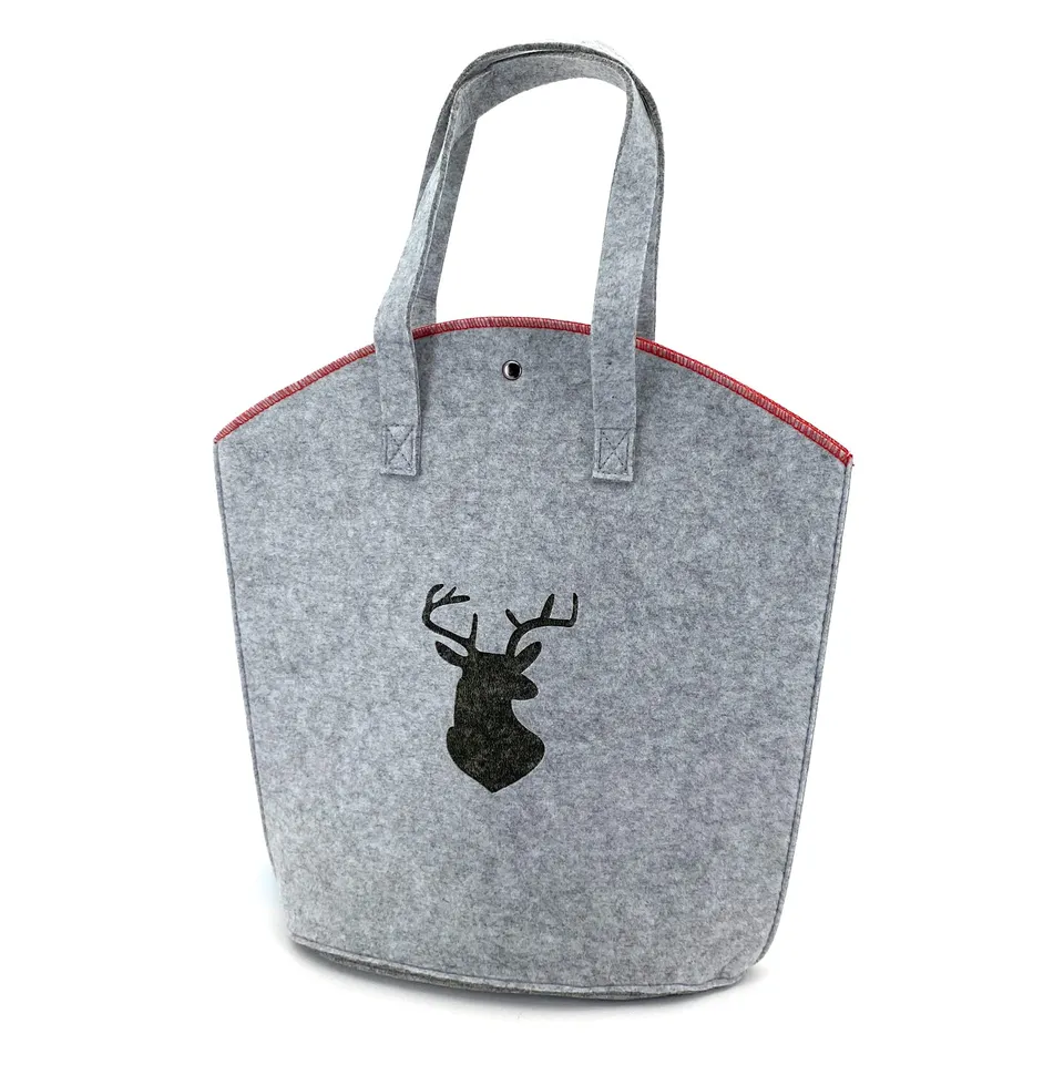 heimtexland Typ852 Handtasche Grau Anthrazit