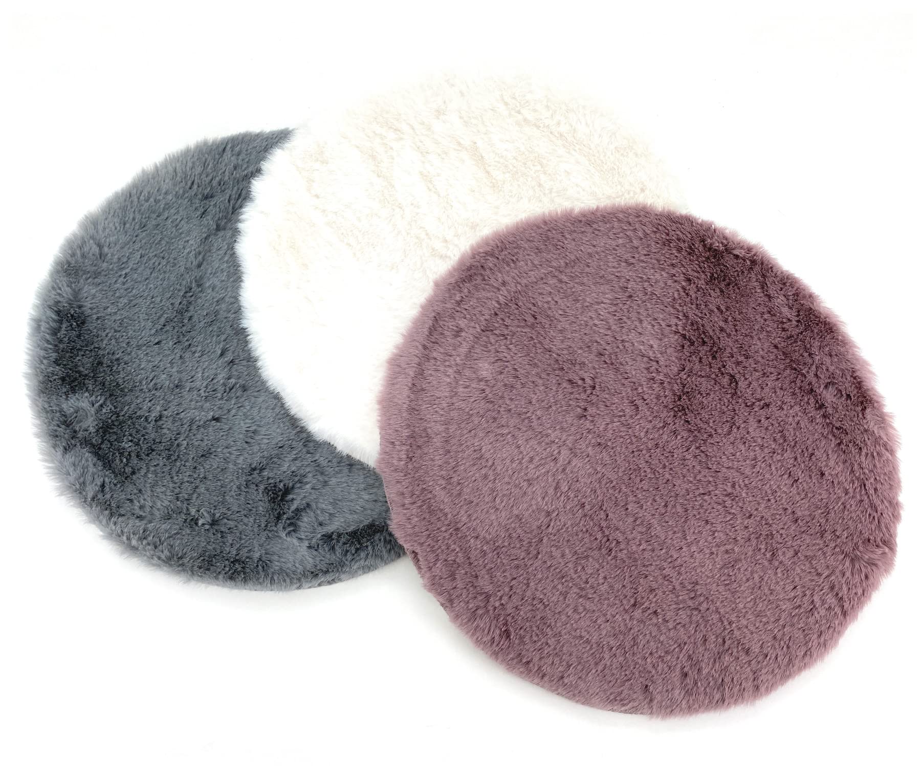 heimtexland Typ838 Sitzkissen Fell 38cm Anthrazit 2er-Pack