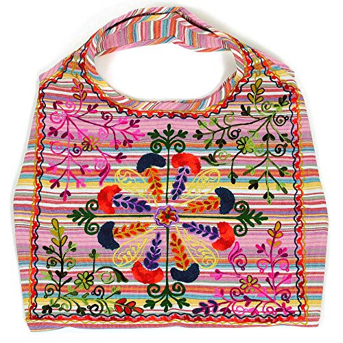 HAB & GUT Nepal Goa Hippie Bag Handtasche Pink Baumwolle