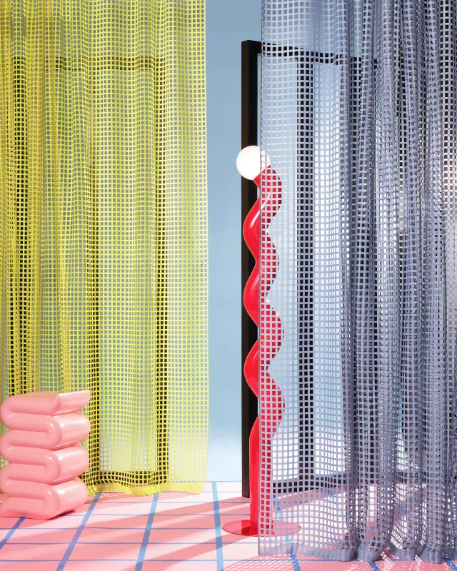 Création Baumann Vibe Two Vorhangstoff Netz weiß
