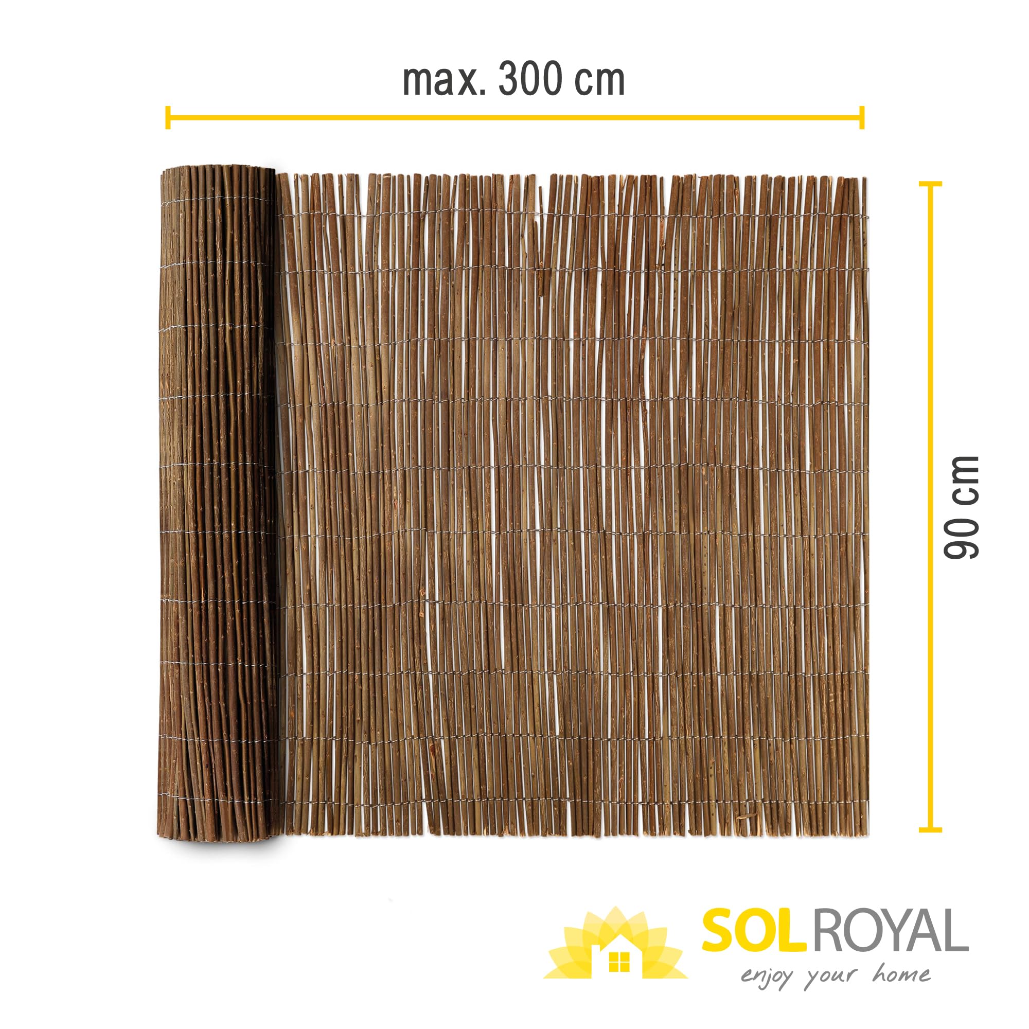 Sol Royal W79 Weidenmatte 300x90 cm Naturweide