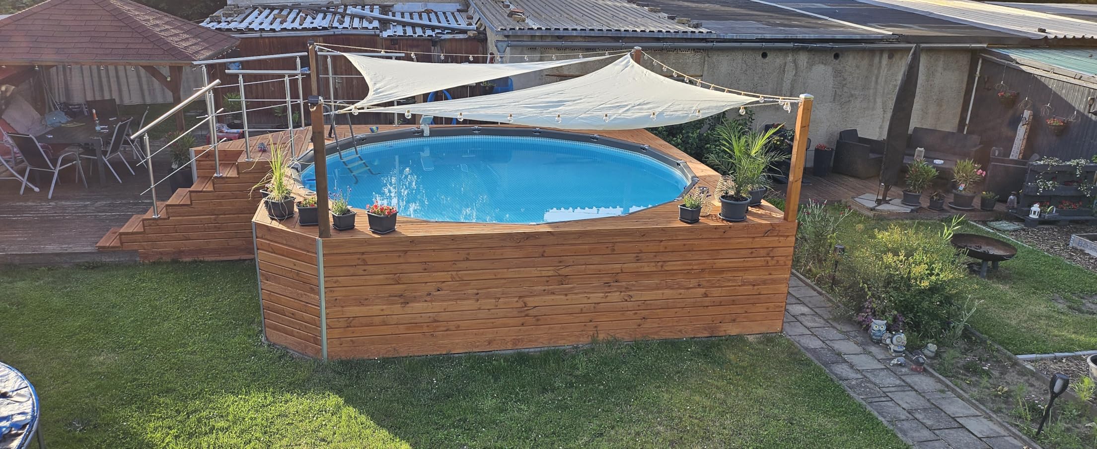 Sol Royal SolVision Sonnensegel Grau wasserdurchlässig