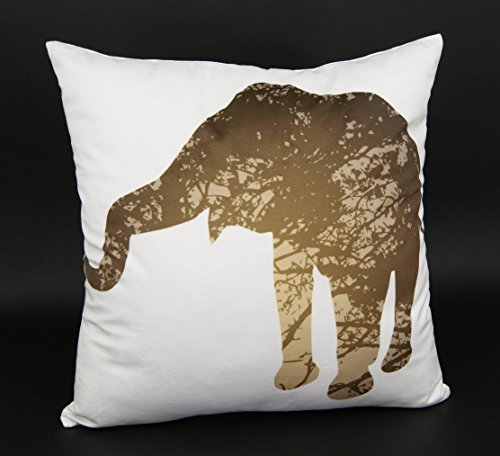 heimtexland Design Typ324 Kissenhülle 40x40 Hirsch mit Herz Velour