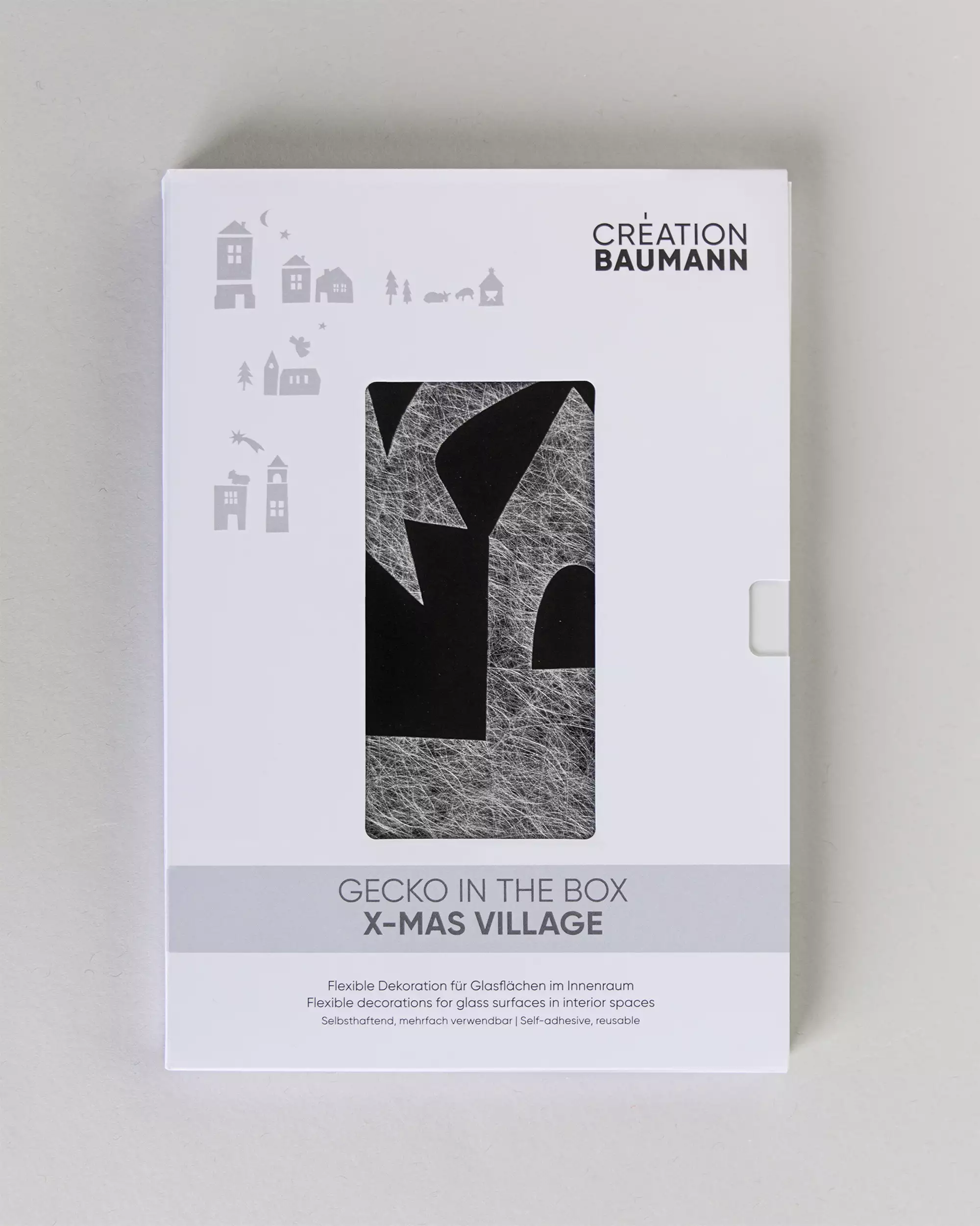 Gecko in the Box X-Mas Village Hafttextil Krippe