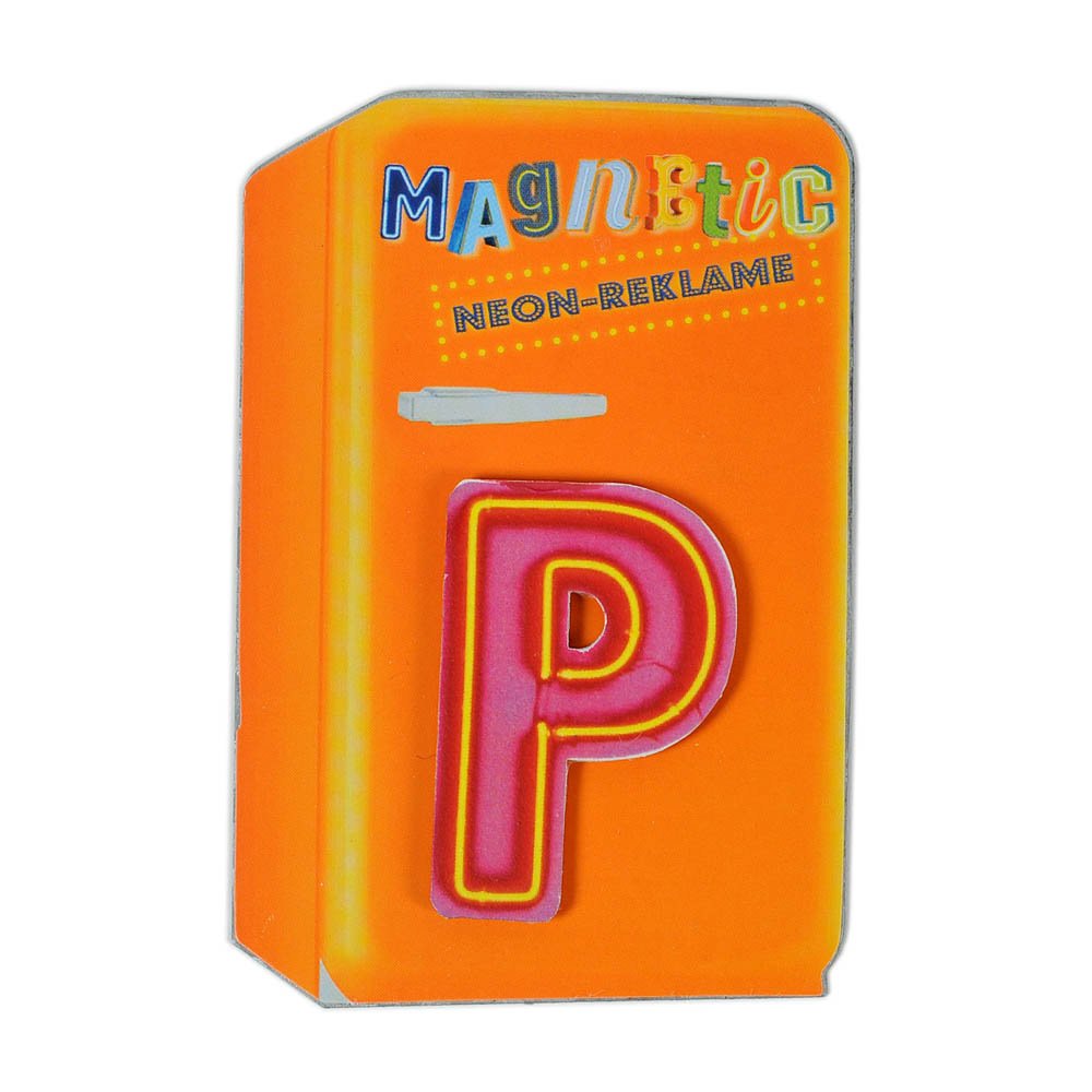 HAB & GUT VM016 Magnetbuchstabe P Blech Vintage 5 cm