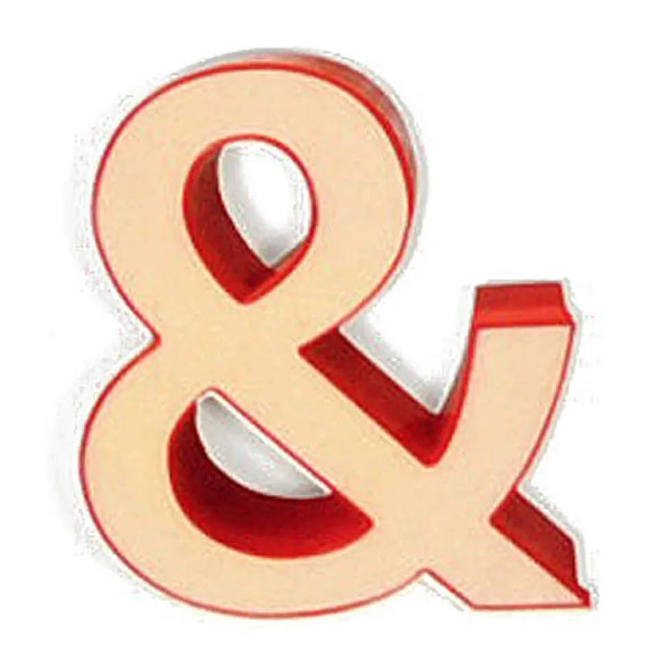 HAB & GUT VM027 Magnetbuchstabe & Blech Vintage Neon