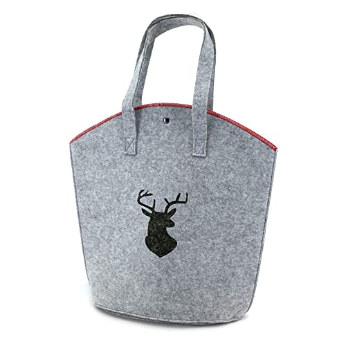 heimtexland Typ852 Handtasche Grau Anthrazit