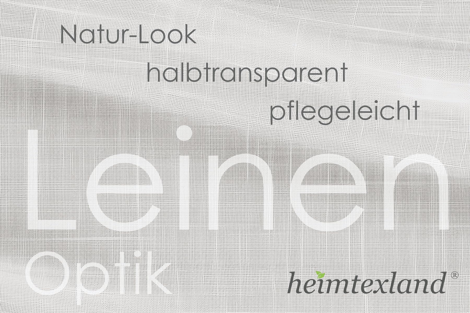 heimtexland Typ926 Scheibengardine 45x120 cm Herz Taupe