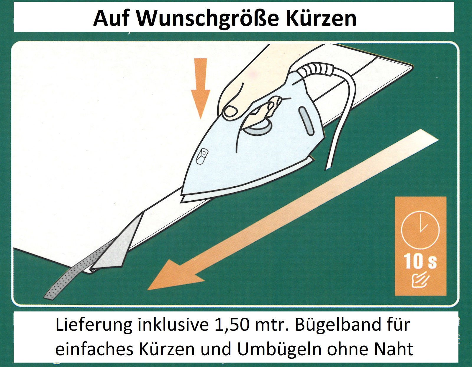 heimtexland Typ178 Gardine transparent 260x140 cm Fee hellblau