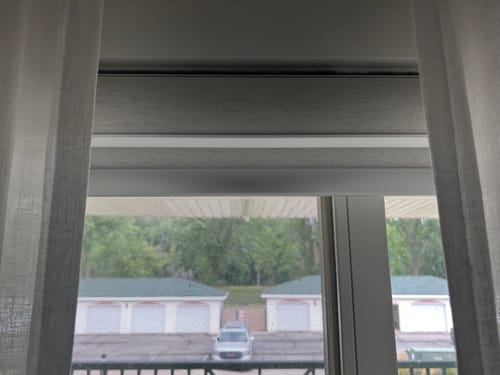 SmartWings Linen Rollo Blackout Leinenoptik motorisiert