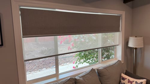 SmartWings Dual Shades Rollo blickdicht lichtdurchlässig Akku