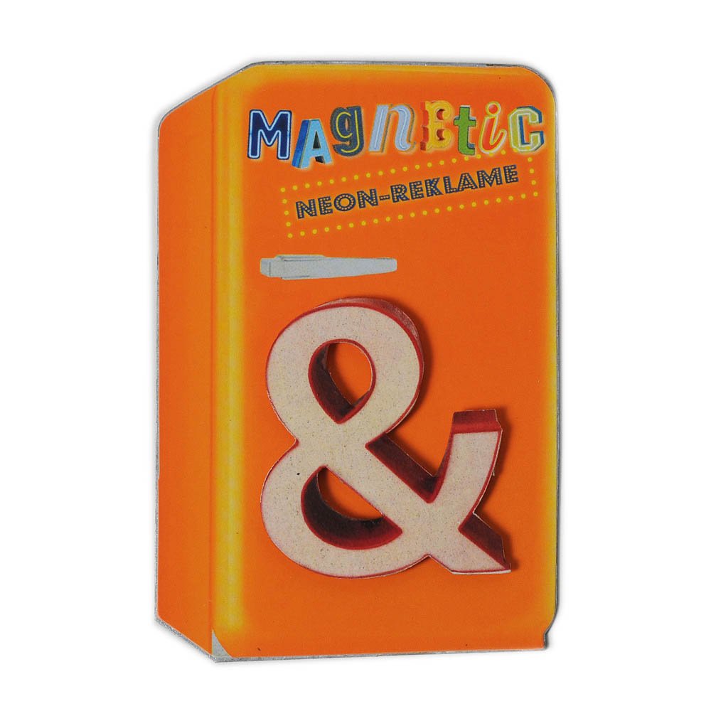 HAB & GUT VM027 Magnetbuchstabe & Blech Vintage Neon