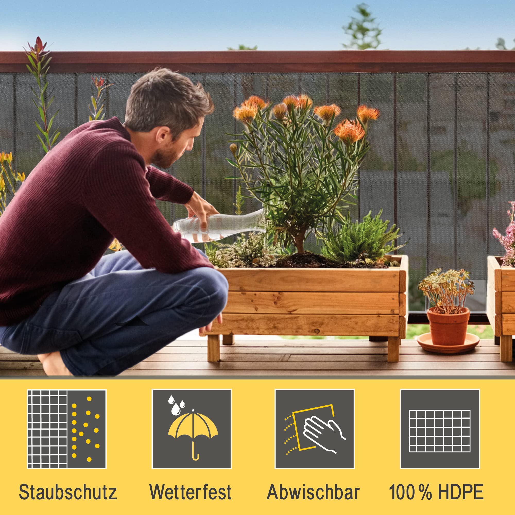 Sol Royal SG80 Schattiergewebe Grün zuschneidbar