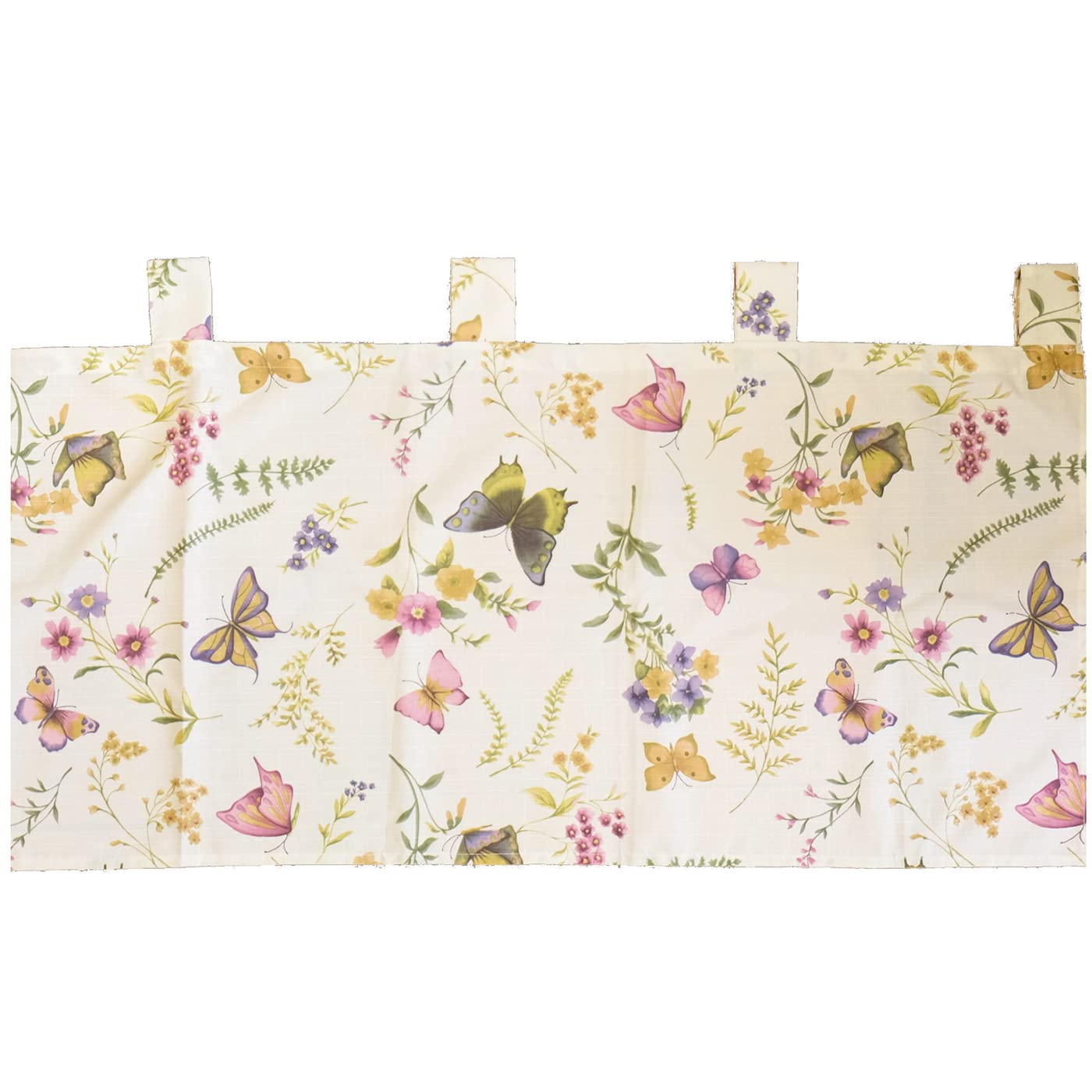 heimtexland Typ794 Scheibengardine 30x150 cm natur-bunt