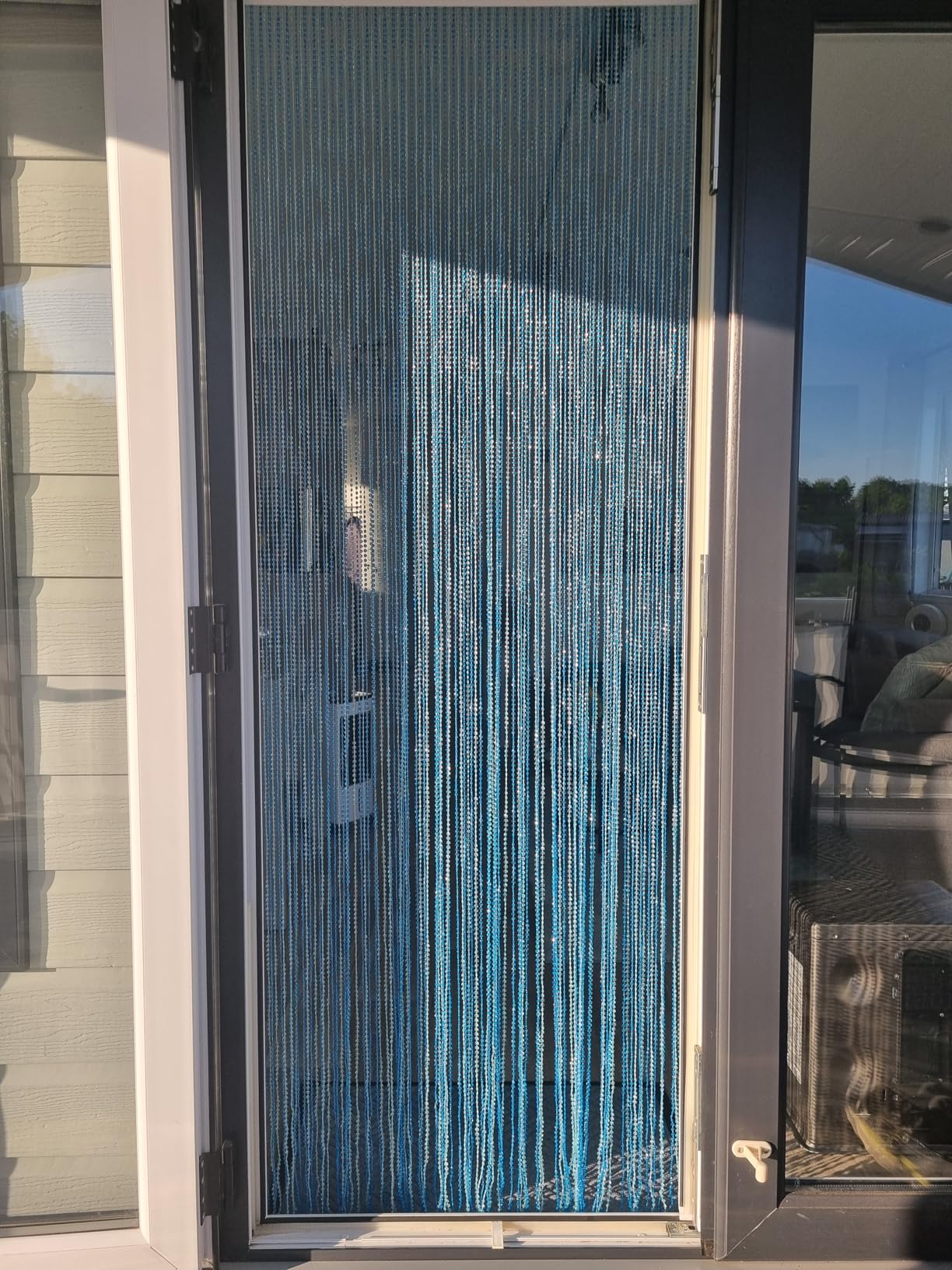 HAB & GUT Mini-Diamanten Türvorhang klar 90x200 Insektenschutz