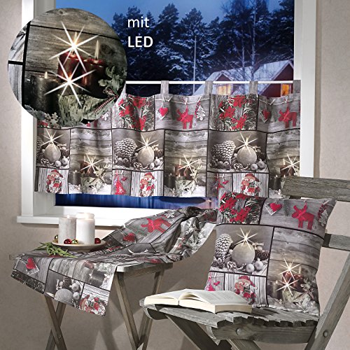 heimtexland Typ498 Tischläufer 40x140 Weihnachten Patchwork