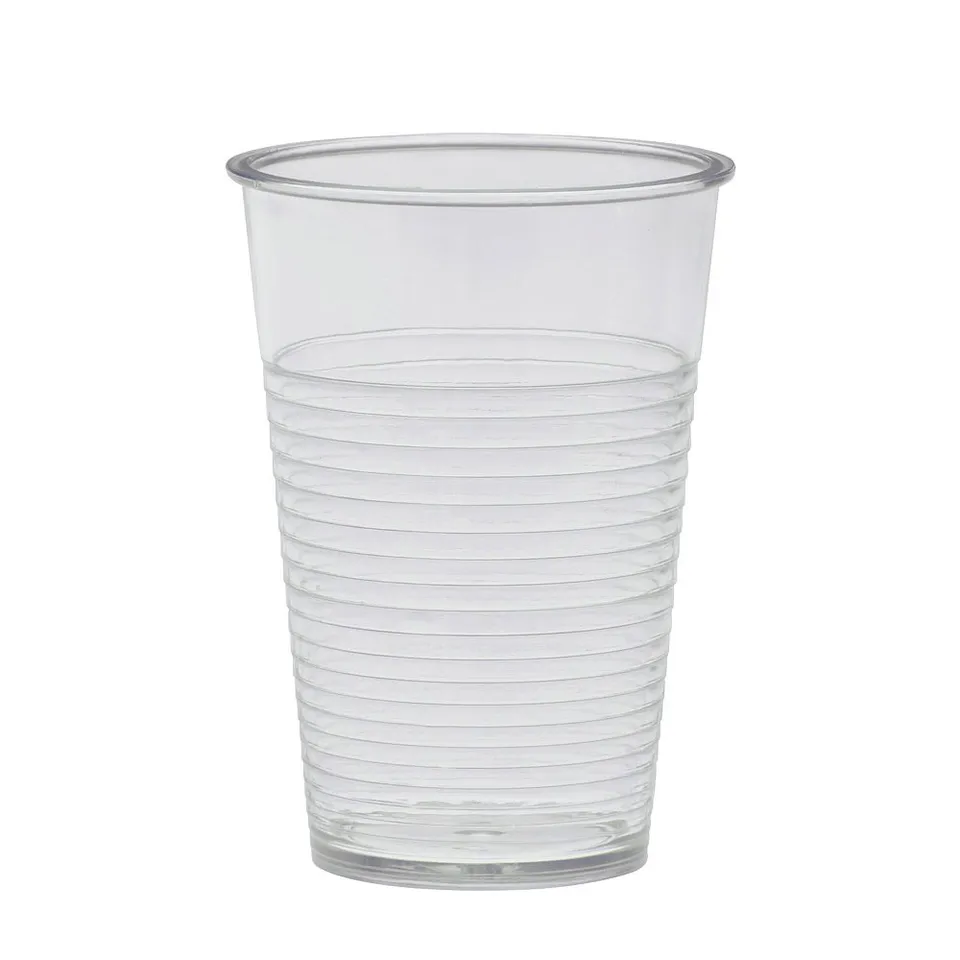 HAB & GUT KB001 Trinkbecher transparent 21 cl 4er-Set Kunststoff