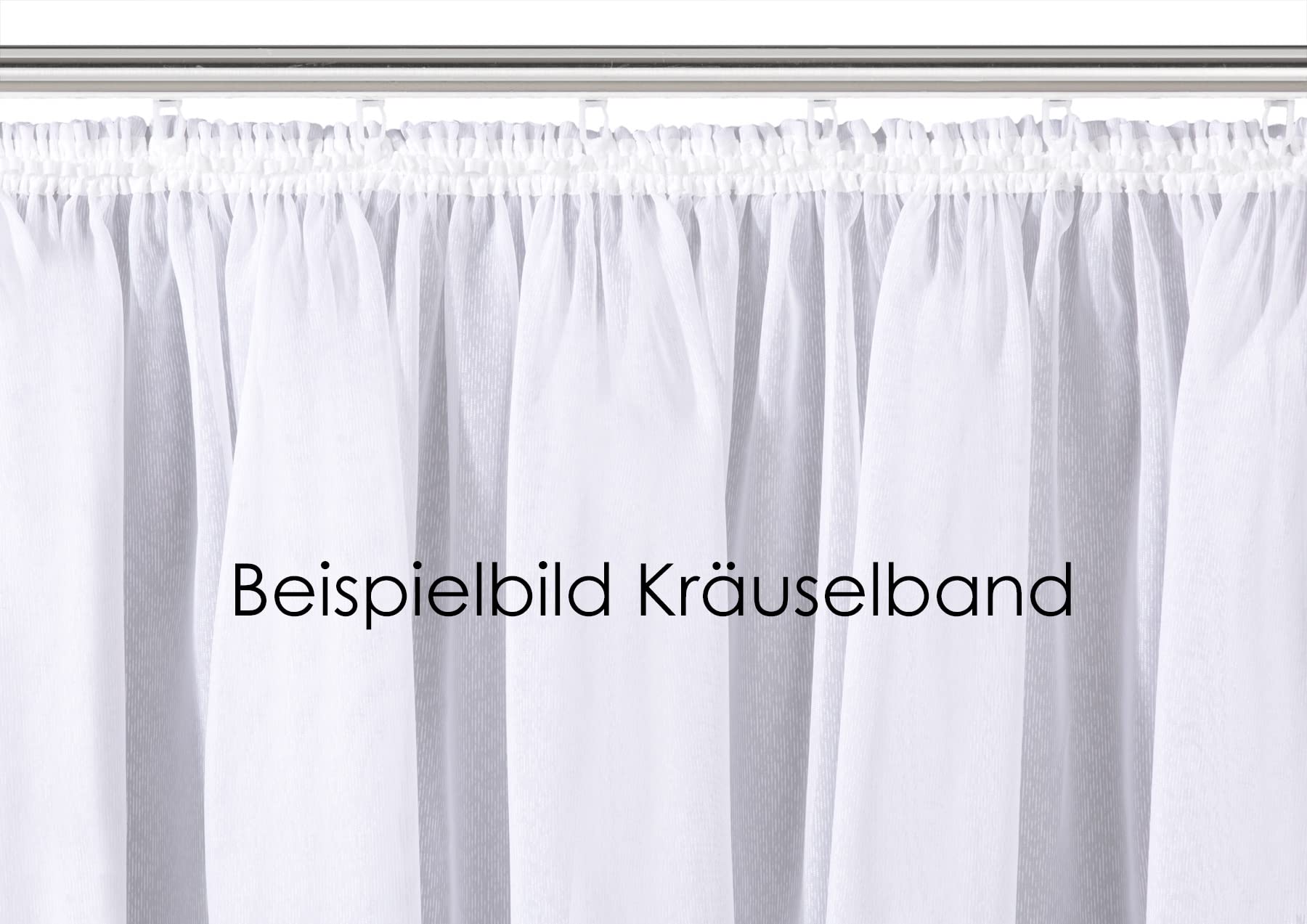 heimtexland Typ122 Store 243x300 cm Weiß transparent Stickerei