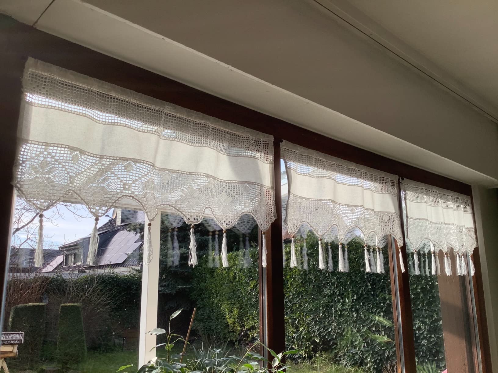 heimtexland Typ504 Scheibengardine Weiß 45x120 Baumwolle