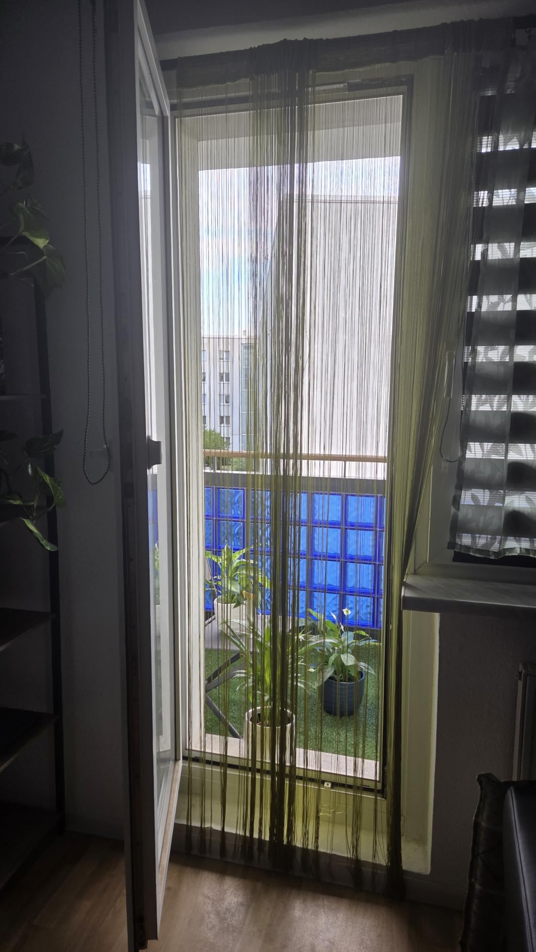 heimtexland Typ121 Fadengardine 245x95 Champagner kürzbar