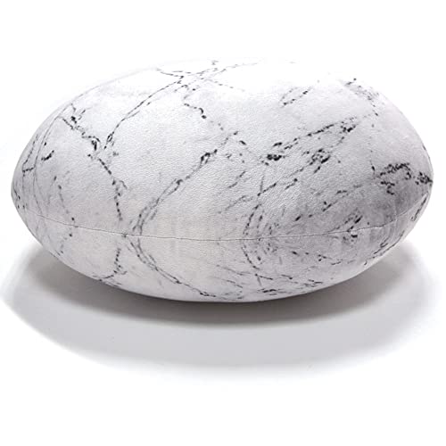 HAB&GUT Merkur PS011 Plüschkissen 30x30 Mittelgrau