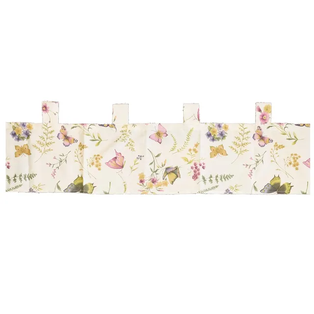heimtexland Typ794 Scheibengardine 30x150 cm natur-bunt
