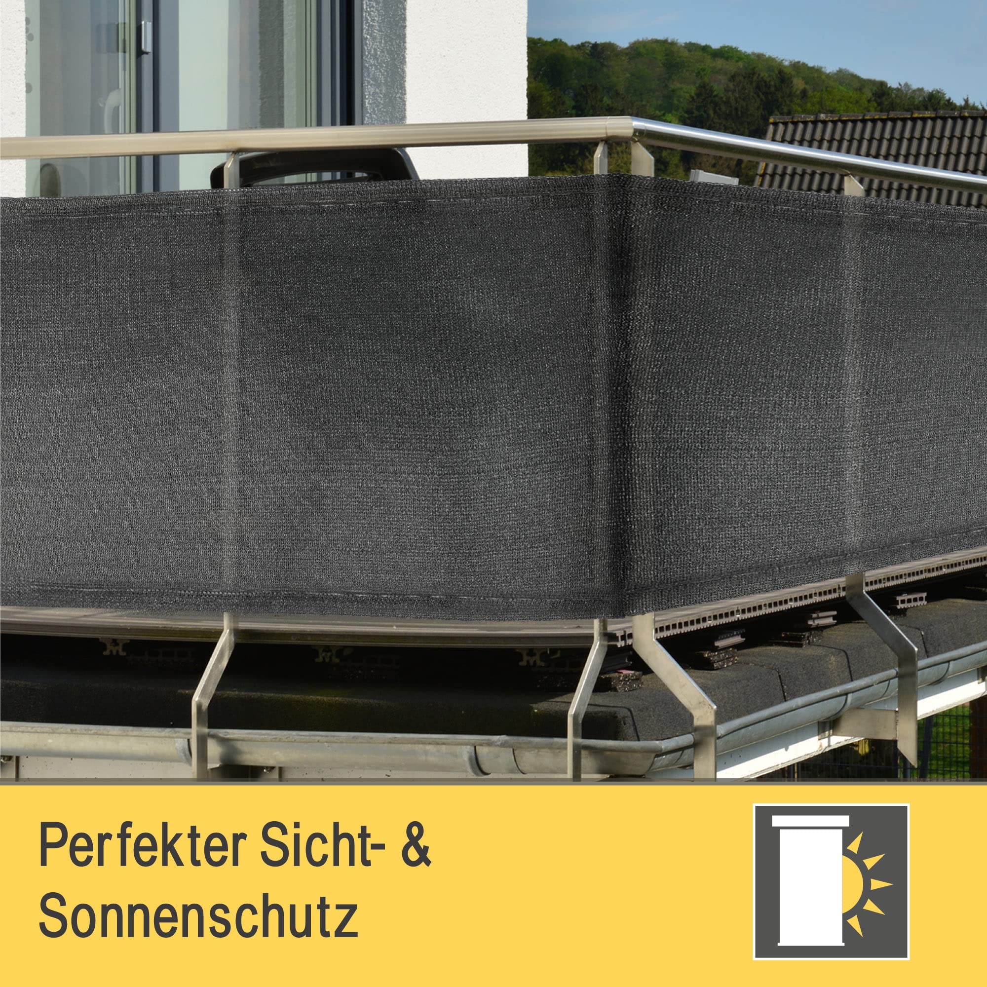 Sol Royal SG80 Schattiergewebe Grün zuschneidbar