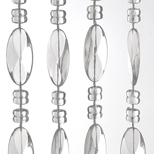 HAB & GUT Twister Türvorhang 100x220 transparent dicht