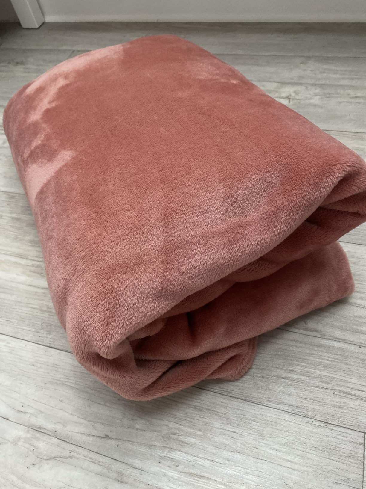 heimtexland Typ380 Kuscheldecke 150x200 cm Orange flauschig