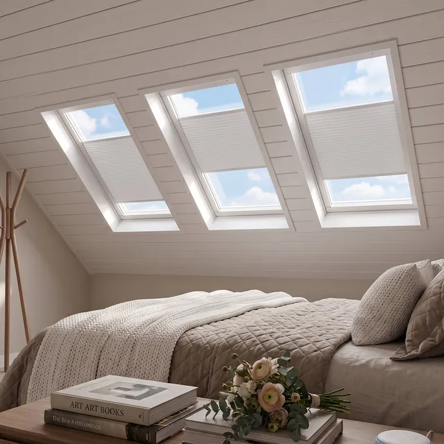 SmartWings Hazel Dachfenster Wabenplissee motorisiert Premium