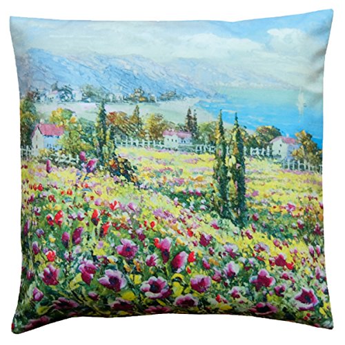 heimtexland Typ313 Kissenhülle 40x40 Blumenwiese Digitaldruck