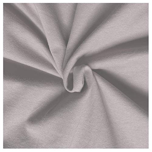 heimtexland Typ723 Spannbettlaken 150x200 Silber Jersey