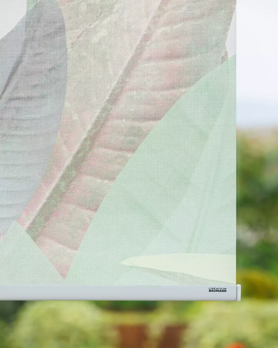 Création Baumann Fana R Rollostoff halbtransparent floral