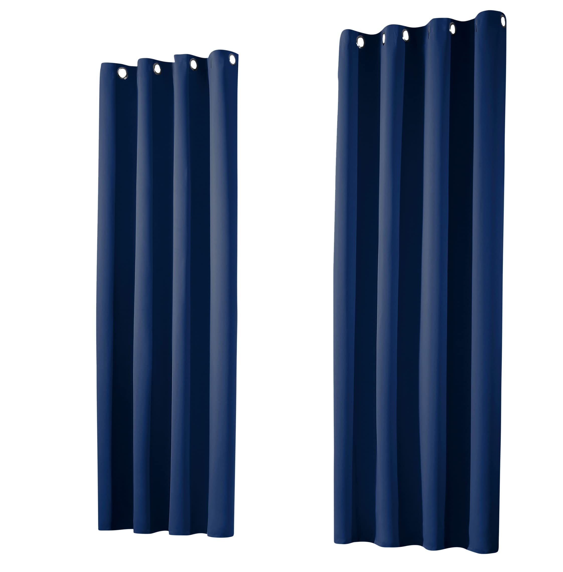 heimtexland Typ139 Thermo Vorhang 245x135 Dunkel-Petrol