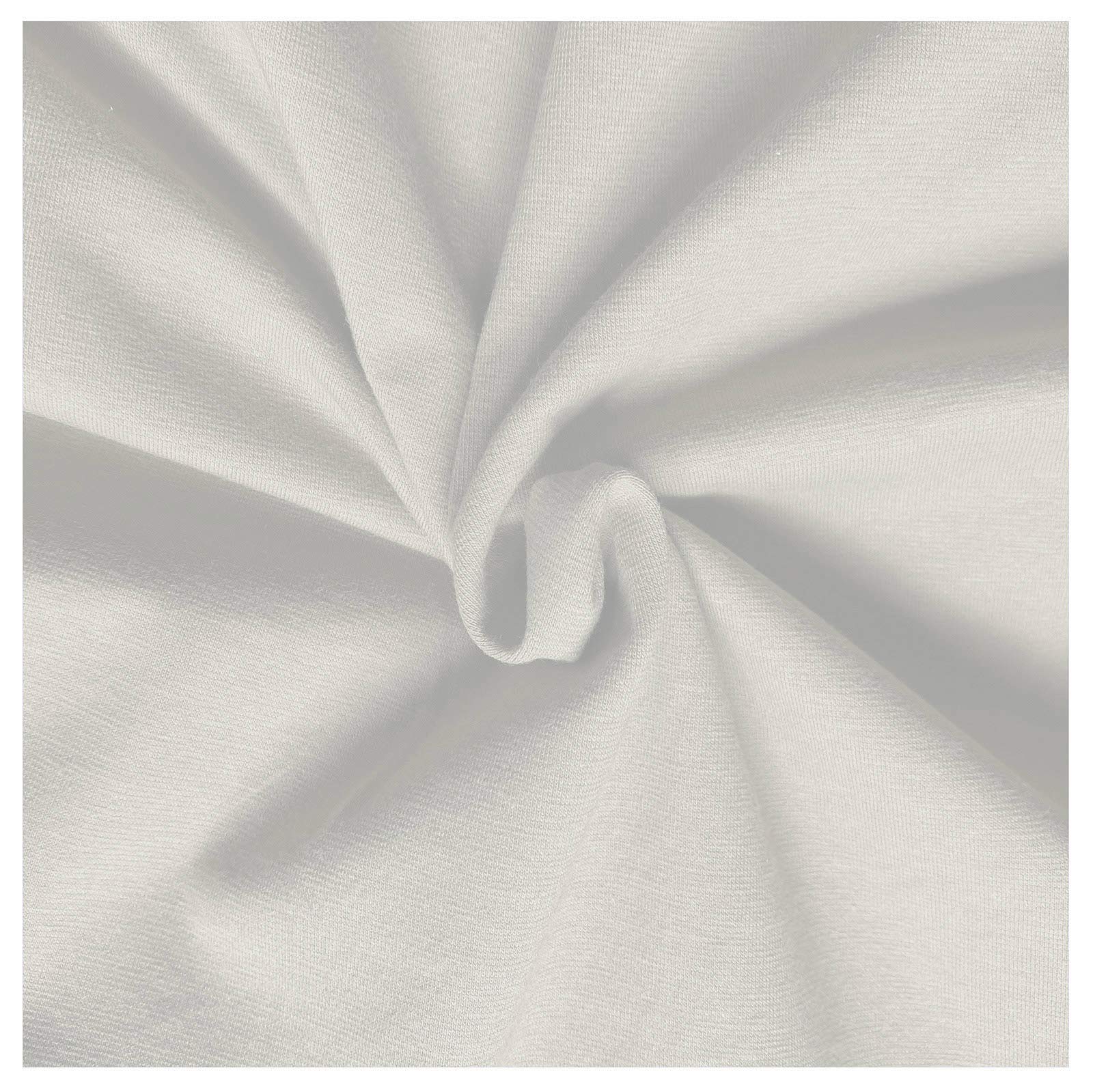 heimtexland Luxury Typ723 Spannbetttuch 150x200 Weiß blickdicht