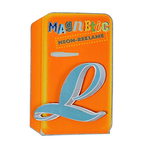 HAB & GUT Vintage VM012 Magnetbuchstabe L Blech Retro