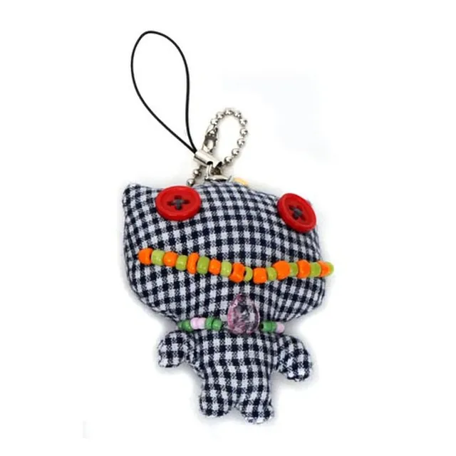 HAB & GUT Cult Mini-Dolls UD002-H Schlüsselanhänger Peppi Prall 7 cm