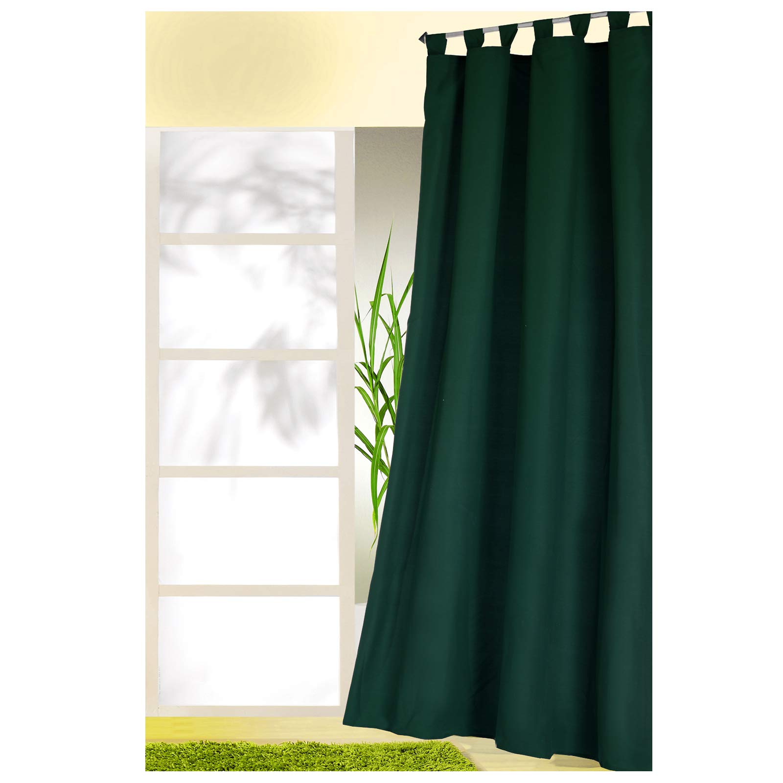 heimtexland Typ117 Schlaufenschal 245x140 Bordeaux blickdicht